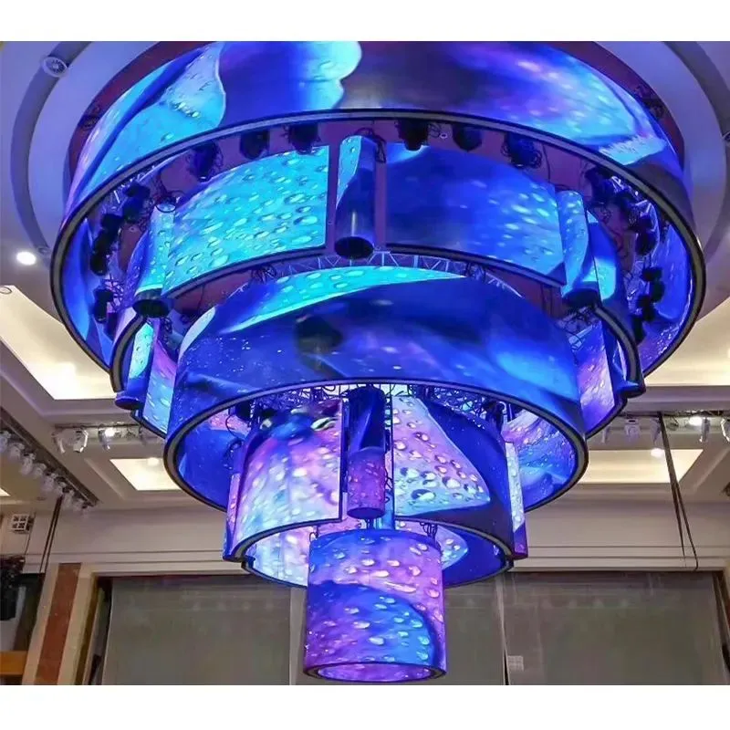 Гибкий светодиодный видеостенный экран